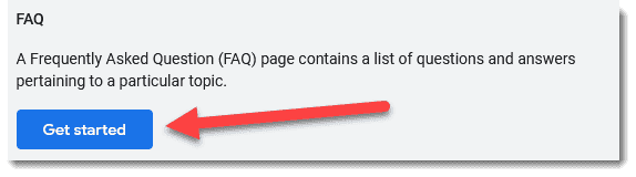 Google search gallery - FAQ search feature